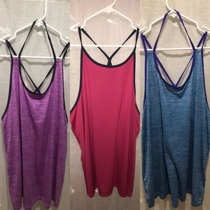 Bundle of 3 workout tank tops.